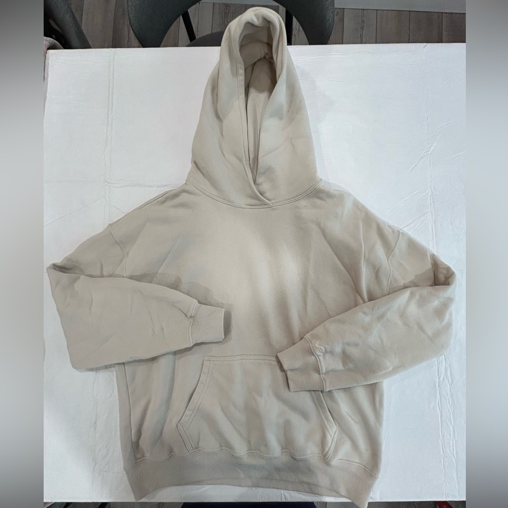 Hollister Women's Cream Hoodie
